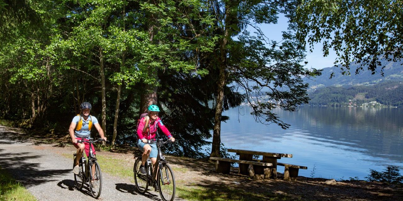 Radfahren in Kärnten am Millstätter See