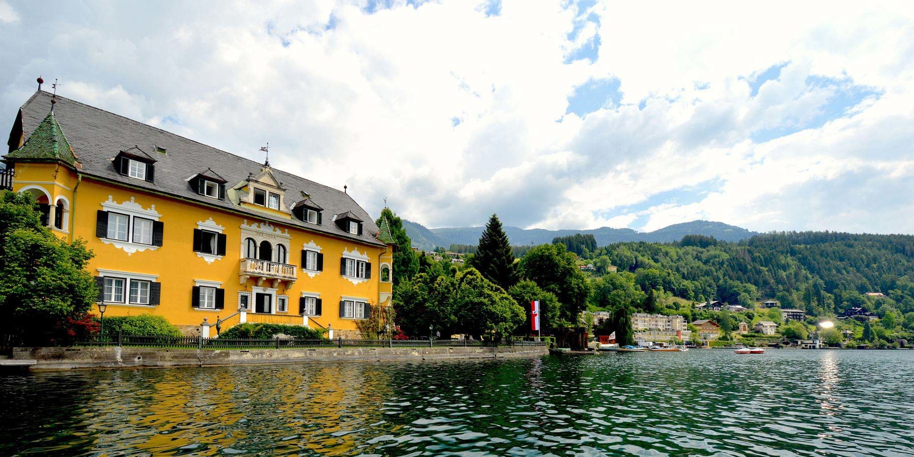 Ein Foto von dem Schlosshotel am Millstätter See